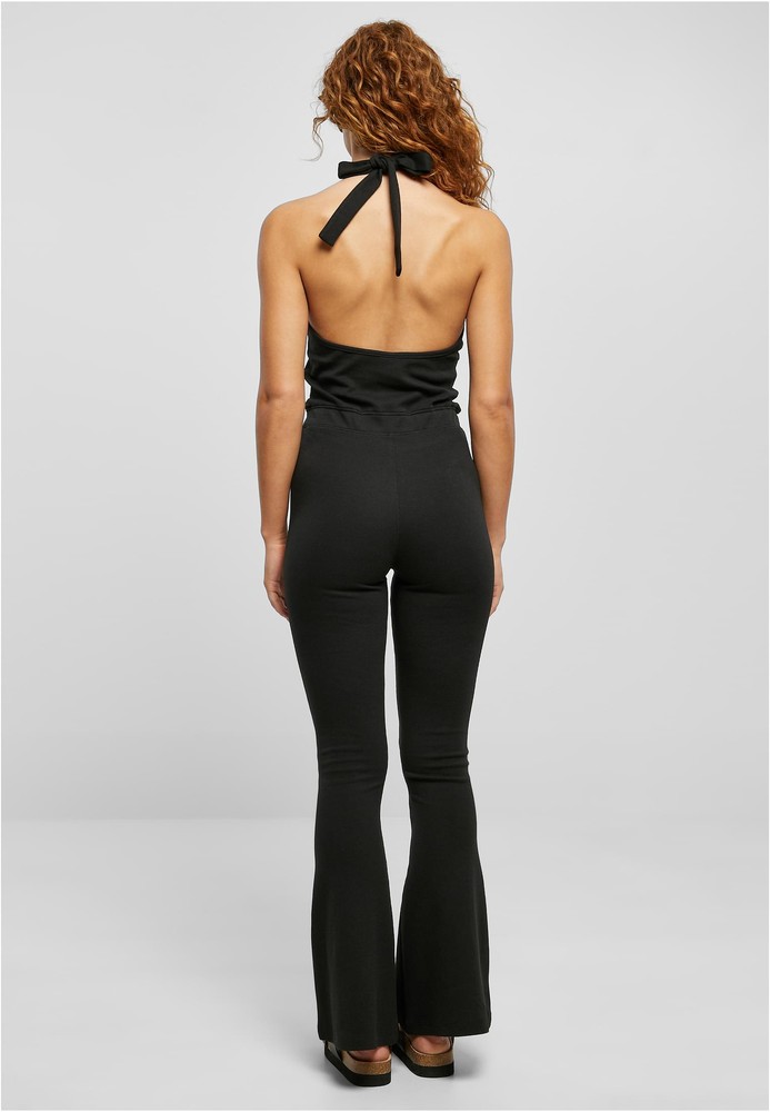 UrbanClassicsDamenLadiesStretchInterlockNeckholderJumpsuit