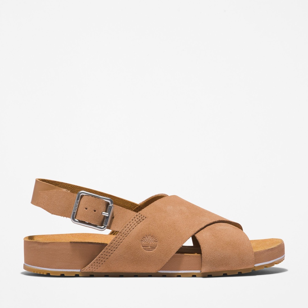TimberlandDamenSandalenMalibuWavesBasicCrossStrapSandal0A41IndianTan-38