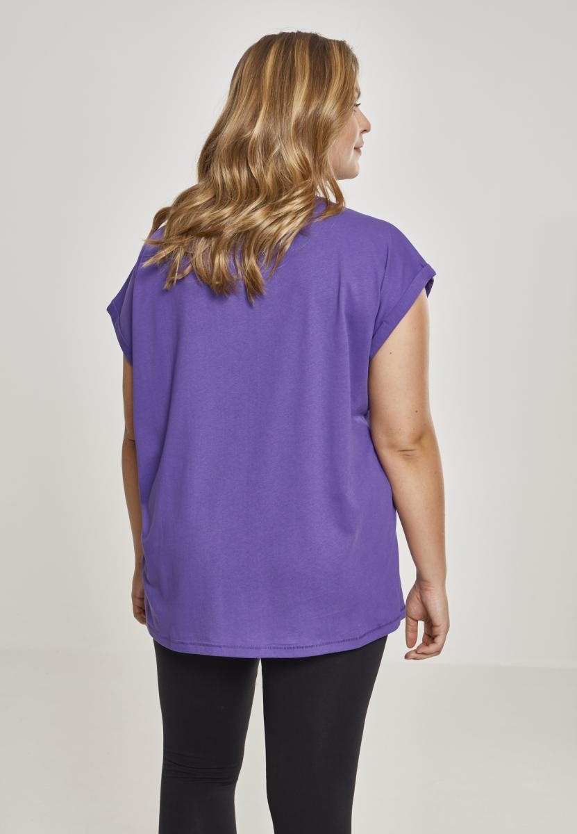 UrbanClassicsFemaleShirtLadiesExtendedShoulderTeeUltraviolet-3XL