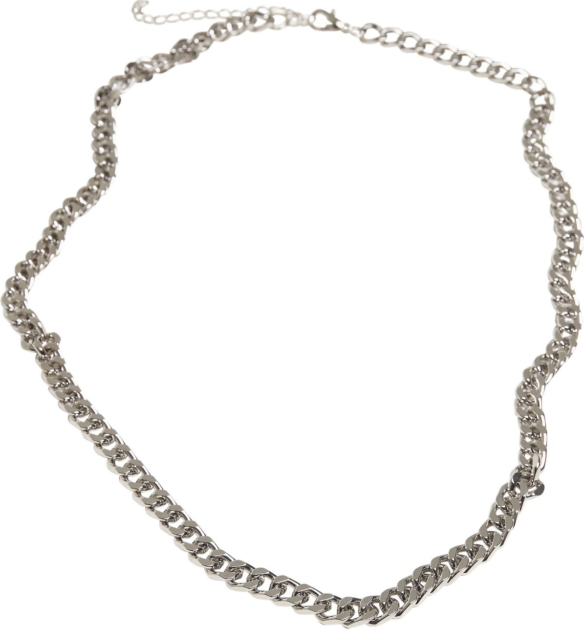 UrbanClassicsLongBasicChainNecklaceSilver