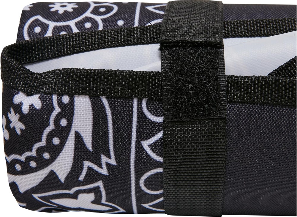 UrbanClassicsBandanaPatchworkPrintBlanketBlackOrange