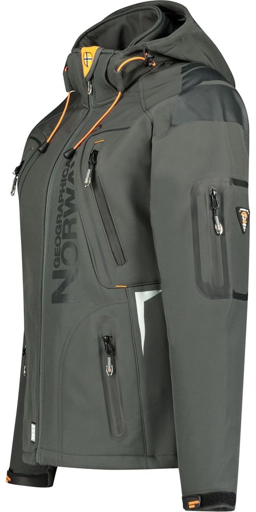 GeographicalNorwayDamenSoftshelljackeTislandeNew2Lady056DarkGreyOrange-XXL