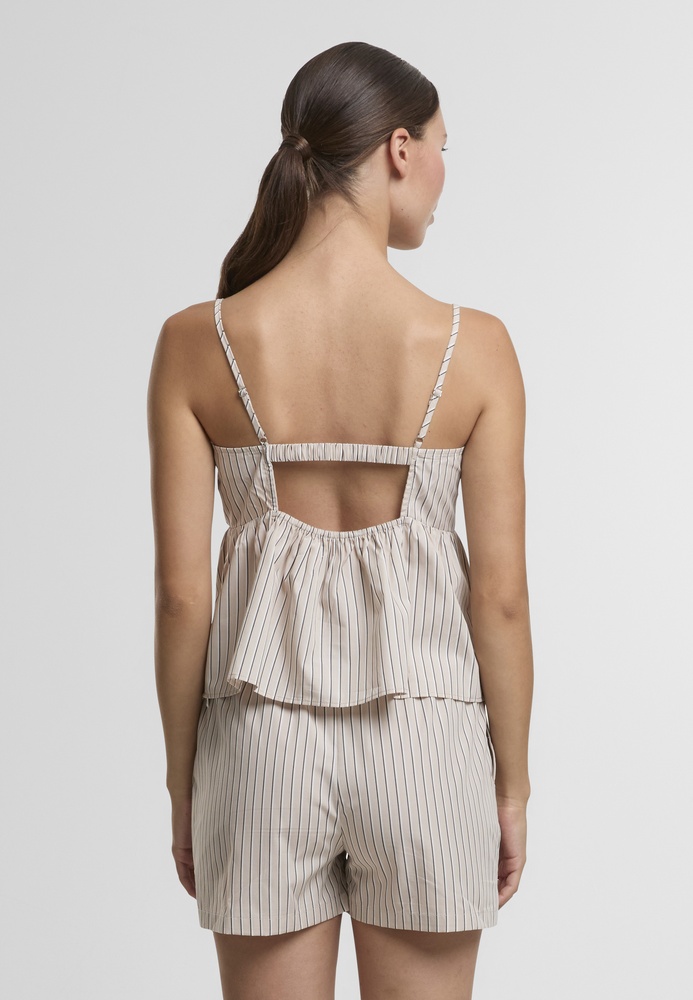 UrbanClassicsDamenLadiesStripedCottonCamiTopTB7531