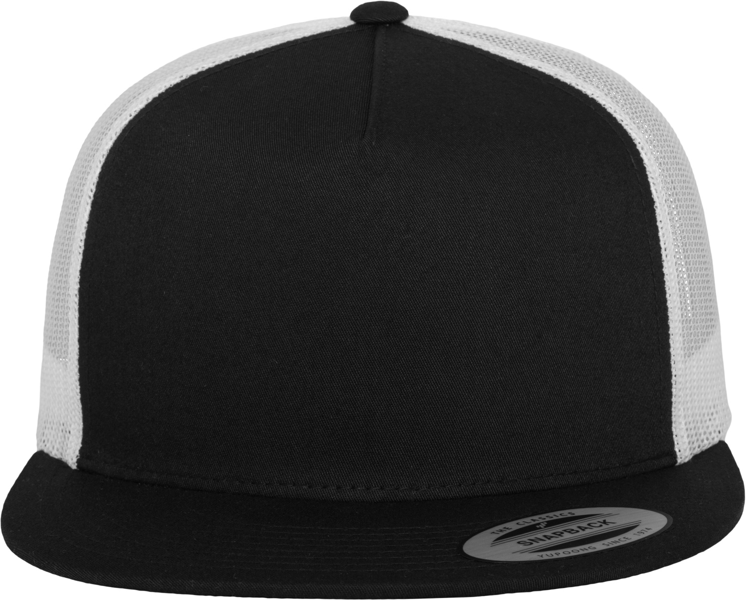 YUPOONGIncCapClassicTrucker2-ToneCapinBlack-White