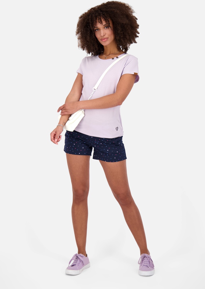 AlifeKickinDamenShirtkurzarmBundCocoAKA62006-2401GentleLavenderMelange-XS