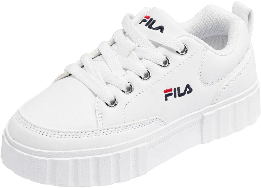 FilaTennisSneakerSandblastKidsWhite