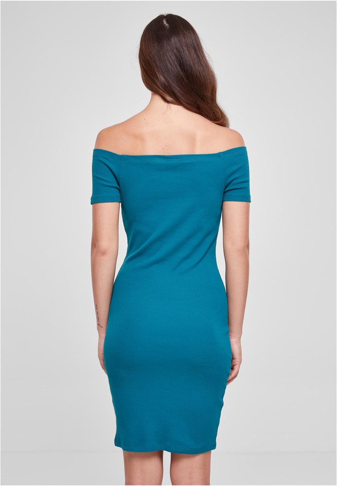 UrbanClassicsDamenLadiesOffShoulderRibDress