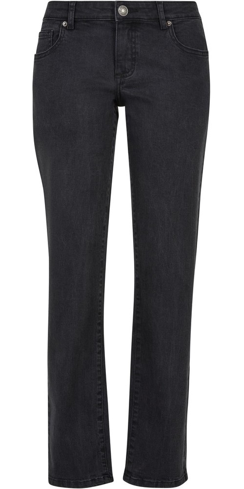 UrbanClassicsDamenJeansLadiesLowWaistStraightDenimPants