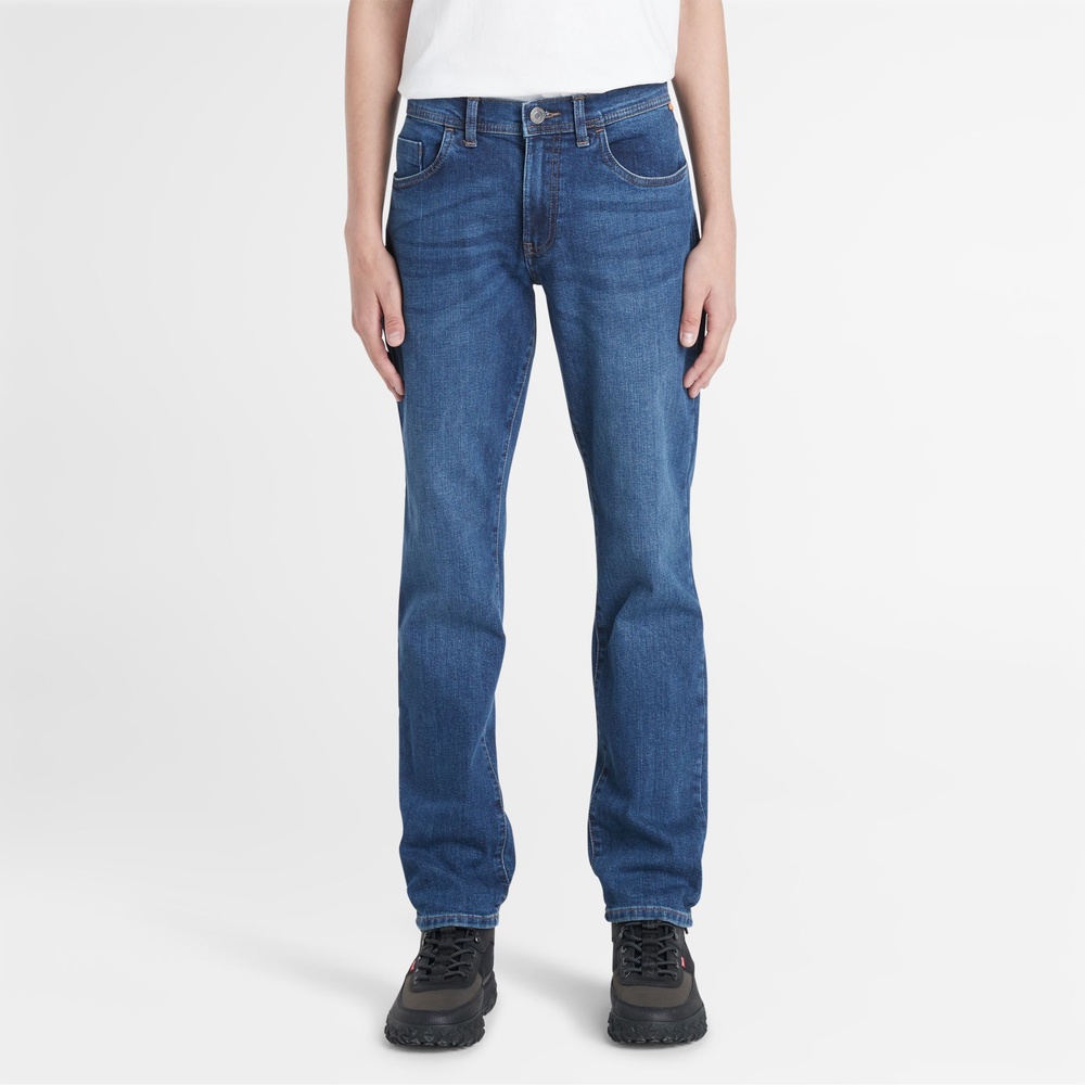 TimberlandJeanshoseStretchDenimPantSlim0A2BUHSlateBlue-W34-L32