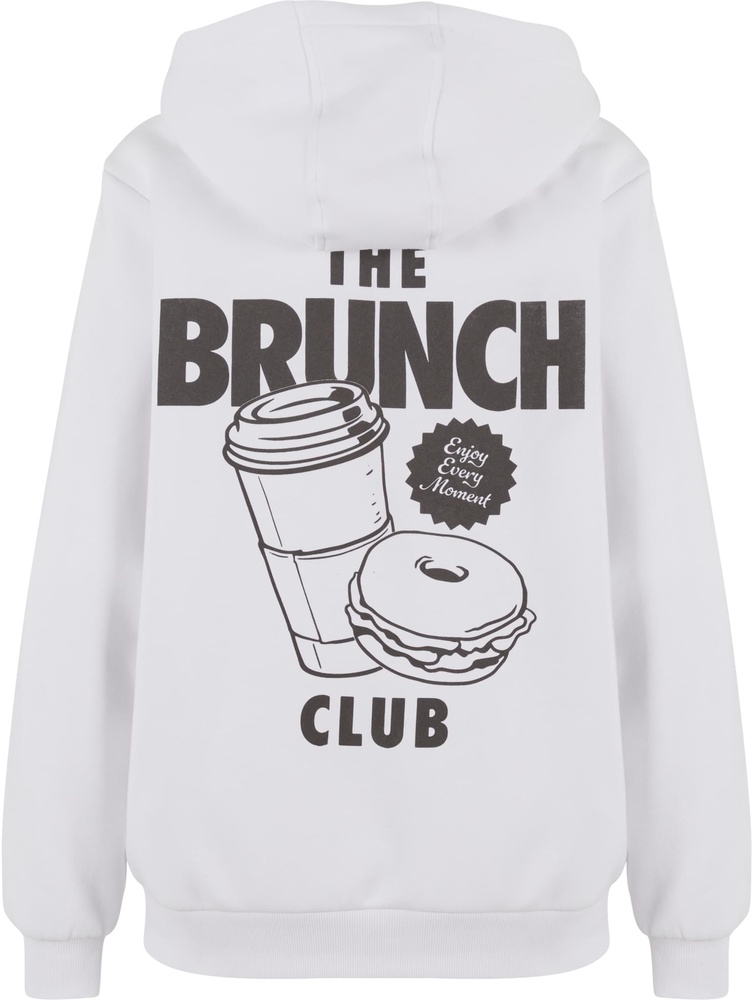 MisterTeeDamenTheBrunchClubLadiesFluffyHoodyMST249