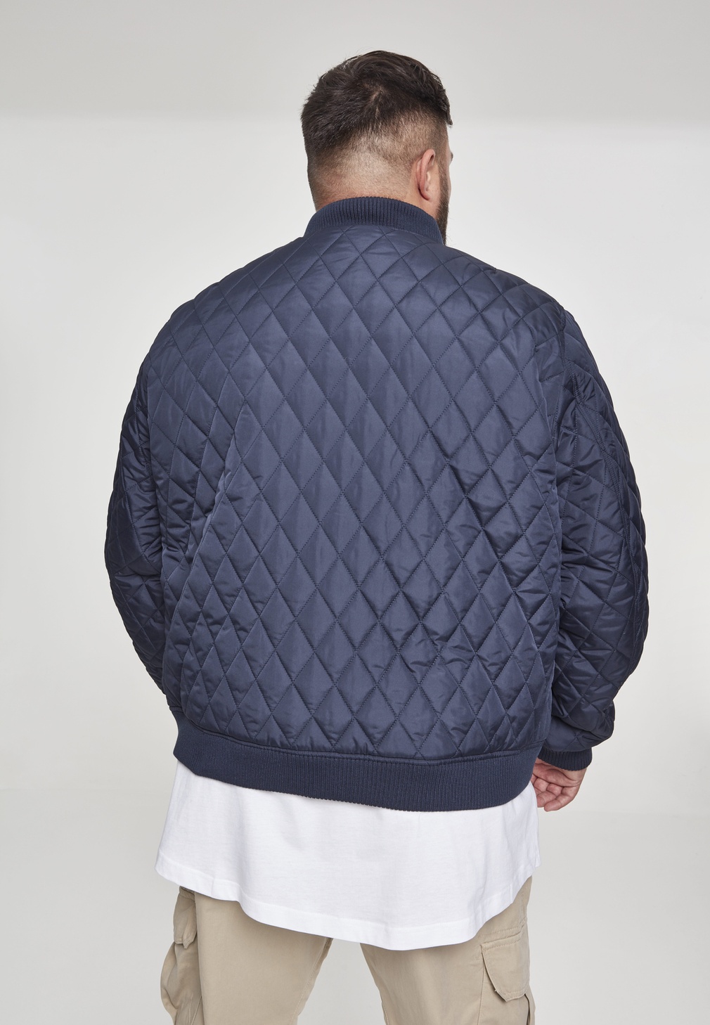 UrbanClassicsLeichteJackeDiamondQuiltNylonJacketNavy-3XL