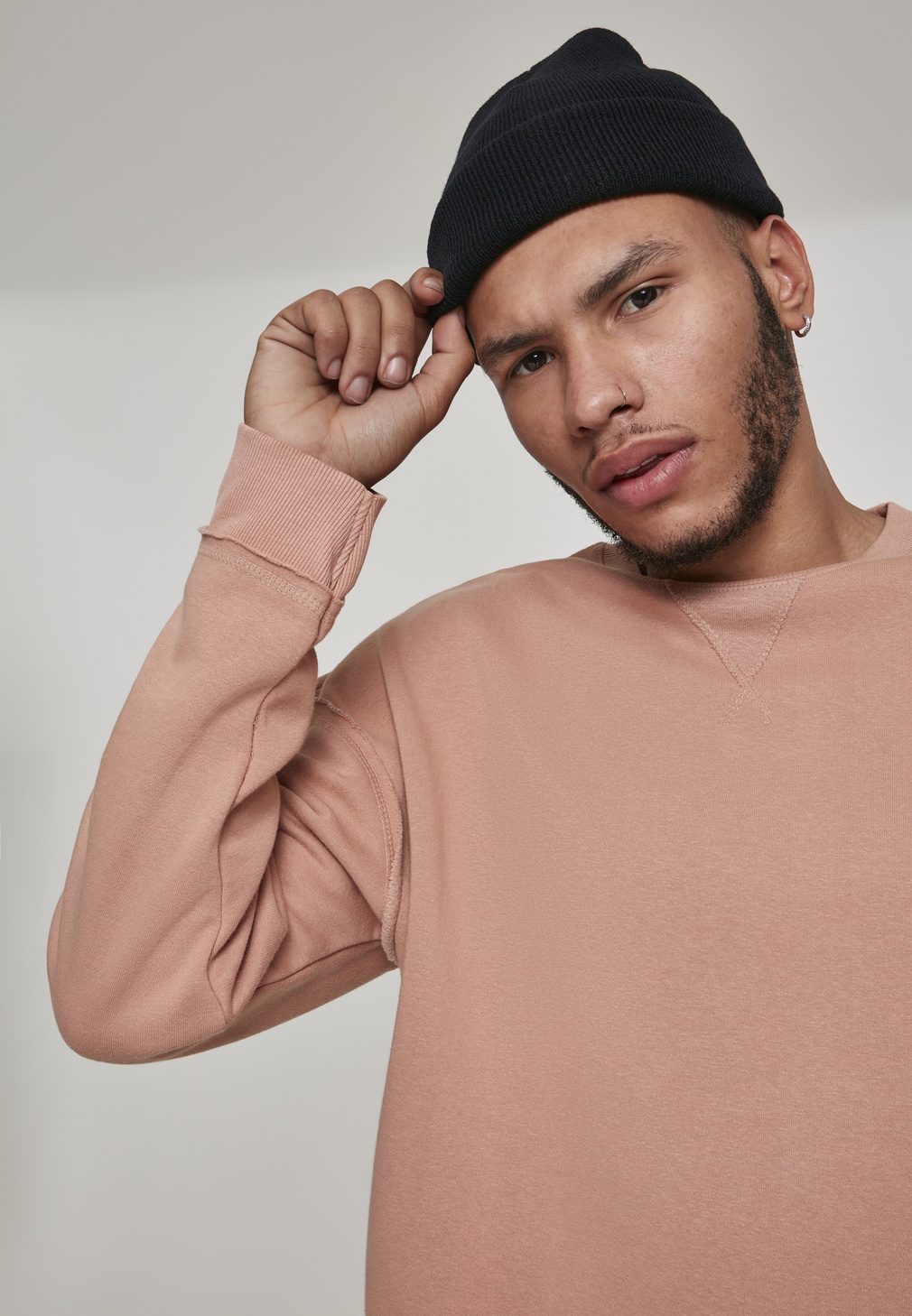 FlexfitBeanieHeavyweightLongBeanieBlack