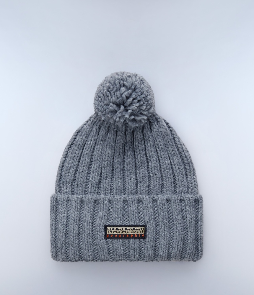 NapapijriCapFea2NP0A4GKAMediumGreyMelange
