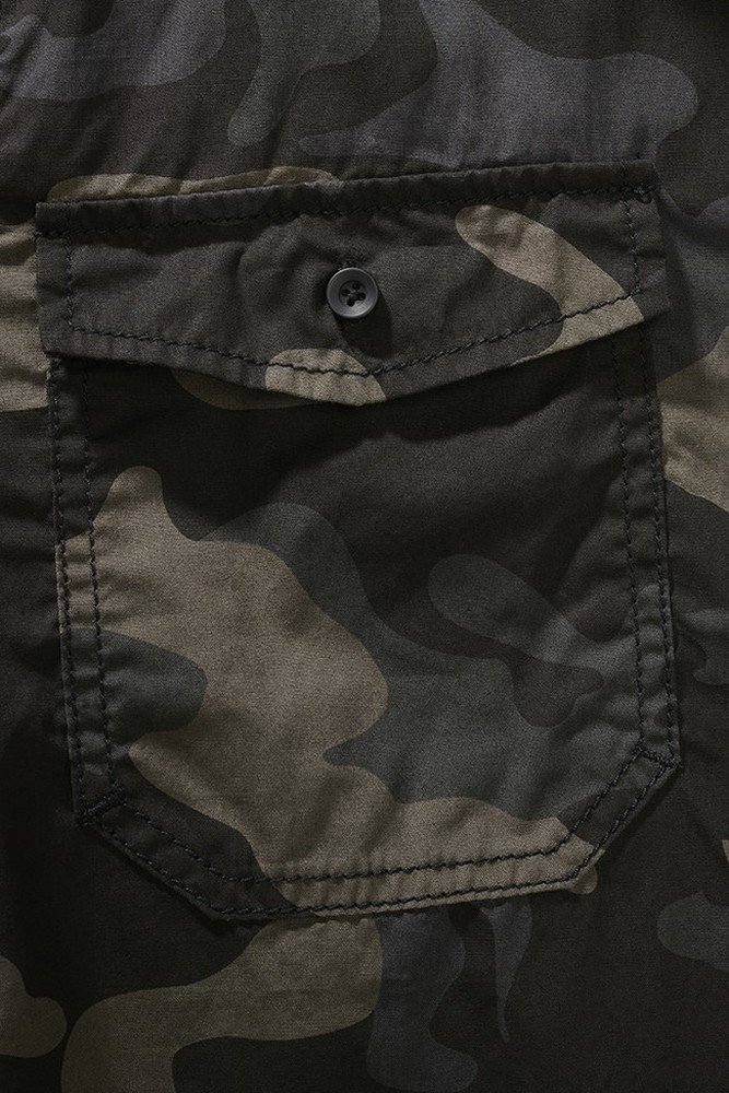 BranditHerrenHemdRoadstarShirtshortsleeveDarkcamo-S