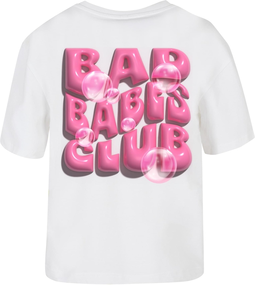 MissTeeDamenT-ShirtBadBabesClubTeeMST076White-3XL