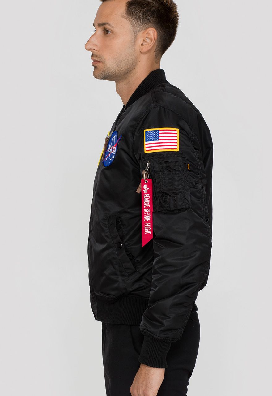 AlphaIndustriesMA-1VFNASAJackeBlack