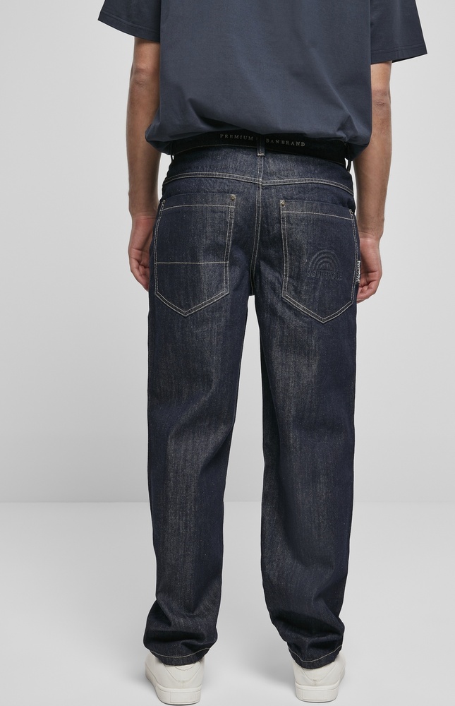 SouthpoleHose3DEmbroideryDenimRawIndigo