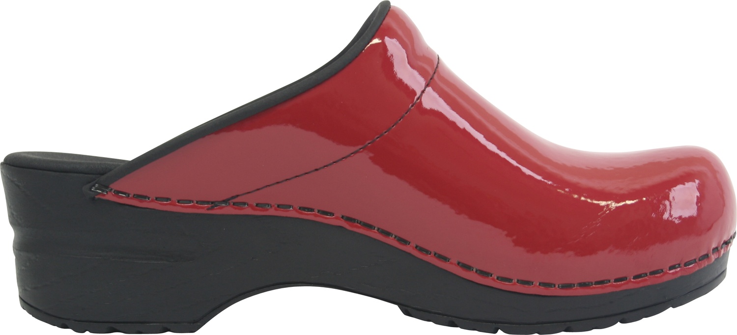 SanitaDamenOffenerClogOriginal-SonjaPatentOpenRed-35