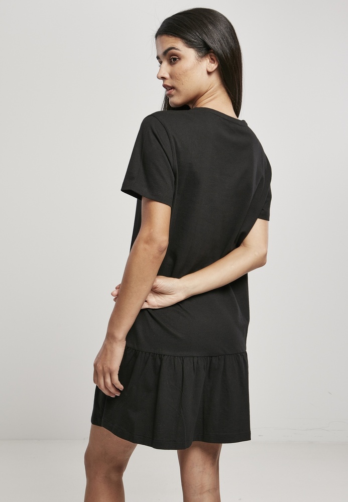 UrbanClassicsDamenKleidLadiesValanceTeeDressBlack-3XL