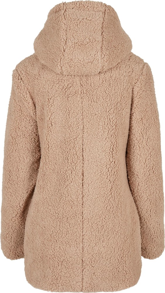 UrbanClassicsDamenLadiesSherpaJacketSofttaupe-3XL