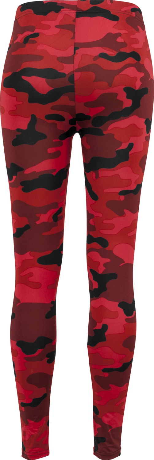 UrbanClassicsDamenLadiesCamoLeggingsRedCamouflage-L