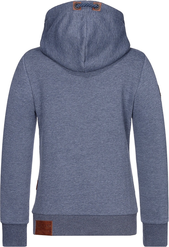 NaketanoDamenHoodieDarth1801-0203IndigoBlueMelange-XS