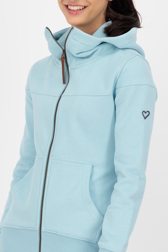 AlifeKickinDamenSweatjackeIsamiAKASweatJacket31126-9999Ice-XS