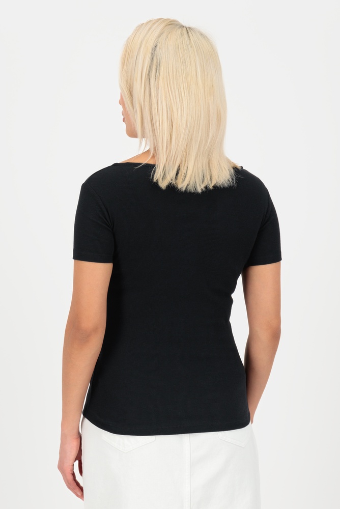 AlifeKickinDamenT-ShirtRosaAKAShirt51014-9999Black-S