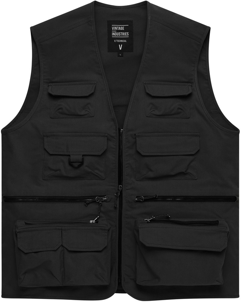 VintageIndustriesAnglerWesteLegendFishingVestBlack