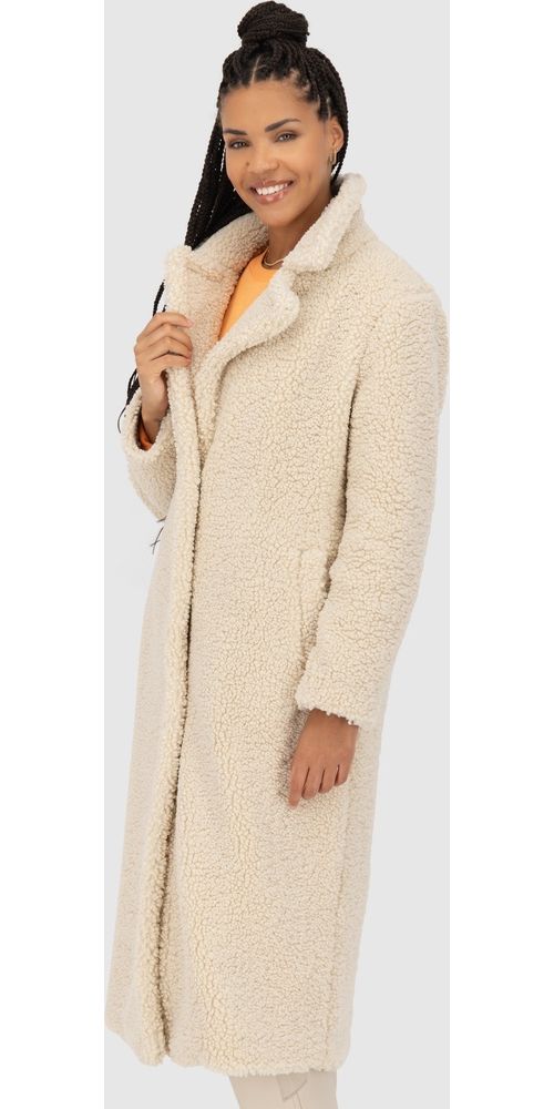 AlifeKickinDamenWinterjackeHariAKATeddyCoat11362-9999Chalk-L