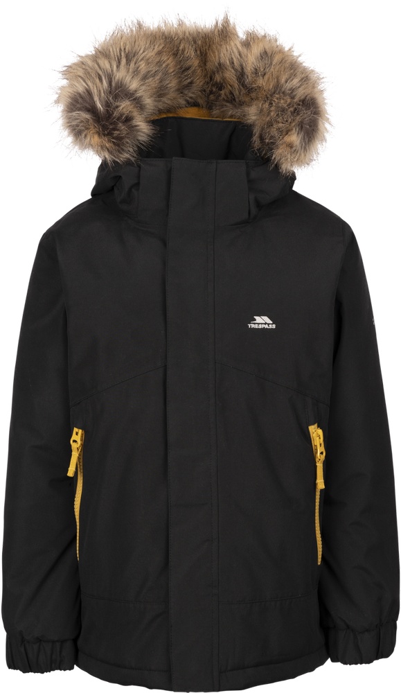TrespassKinderWinterjackeWyaldRainwearJacketBlack-1112
