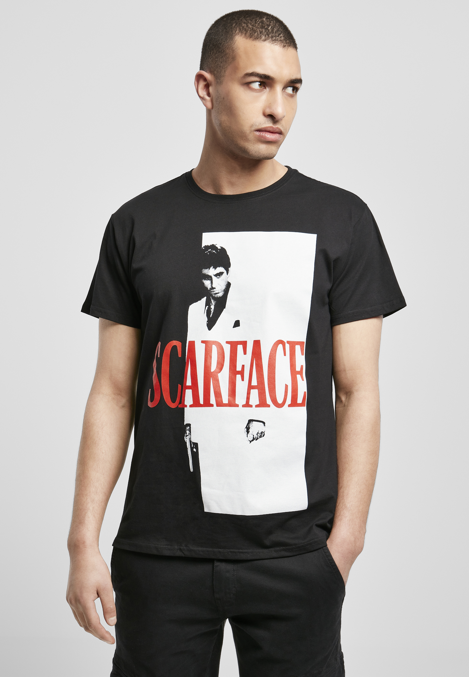 MerchcodeT-ShirtScarfaceLogoTeeblack
