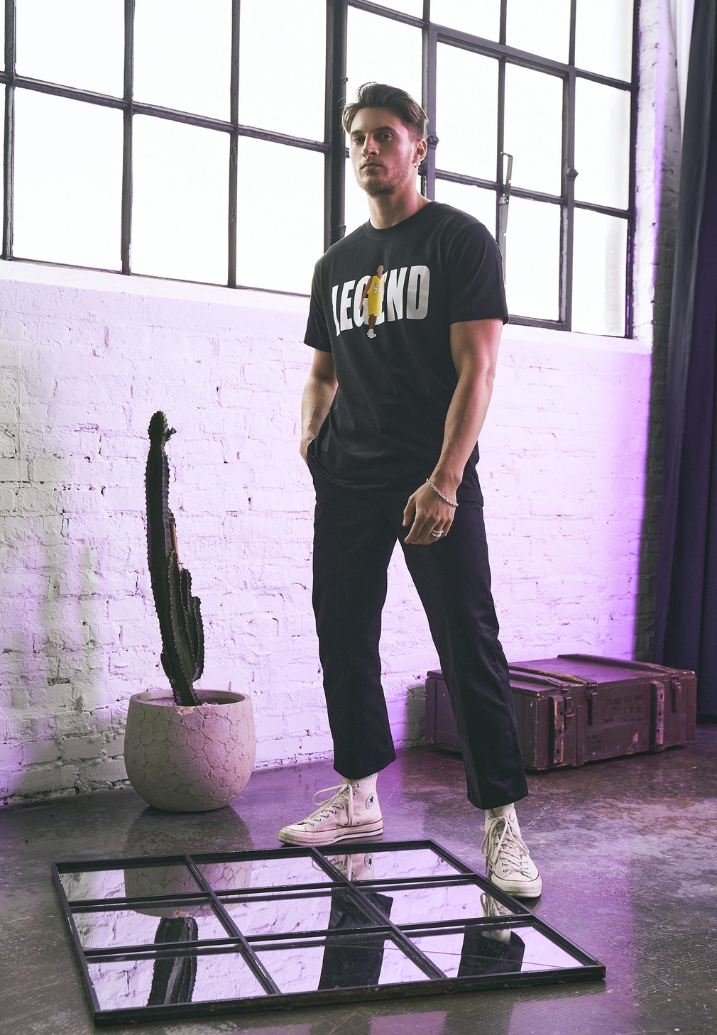 MisterTeeT-ShirtBasketballPlayerTeeBlack