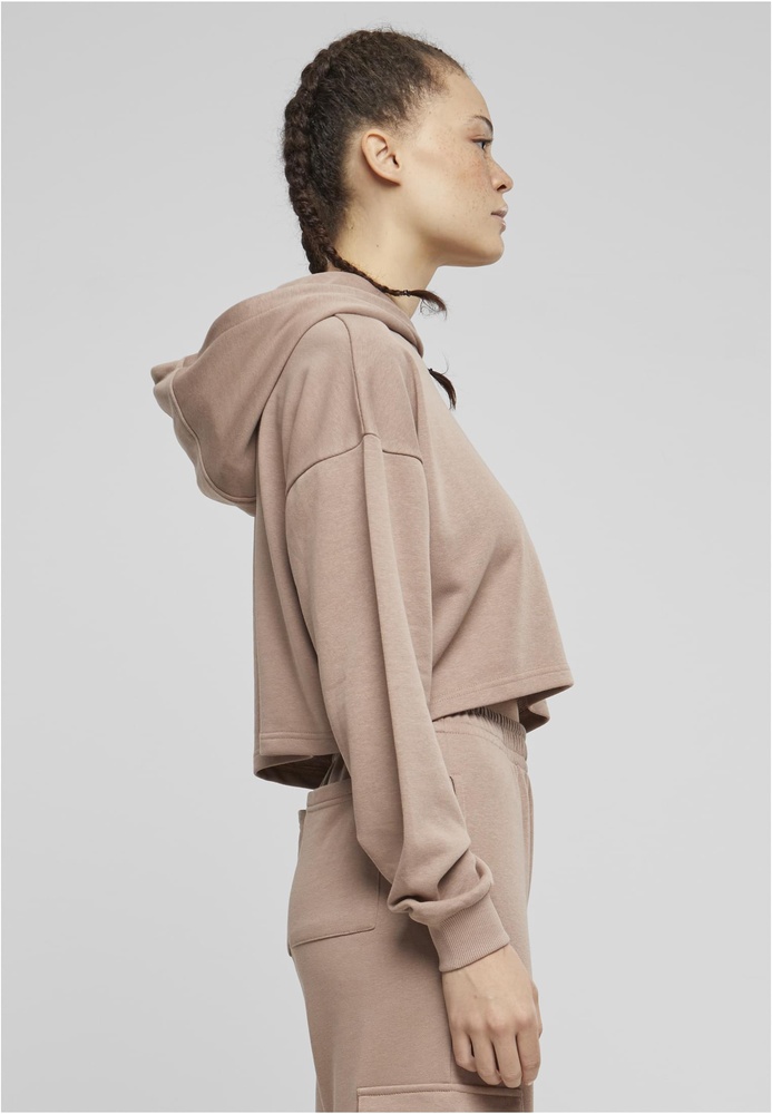 UrbanClassicsDamenLadiesOversizedCroppedLightTerryHoodieTB6854Duskrose-3XL