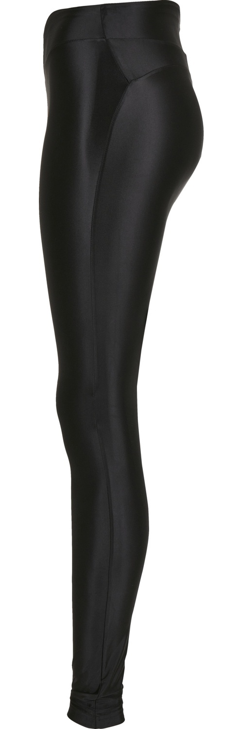 UrbanClassicsDamenLadiesHighwaistShinyMetalicLeggingsBlack