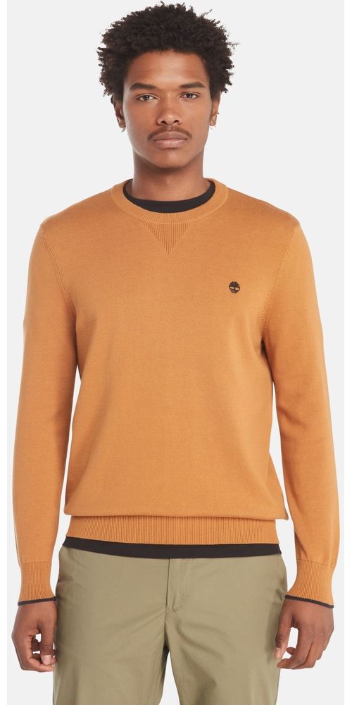 TimberlandTFOCottonCrewNeckSweater0A2BSCWheatBoot-XS