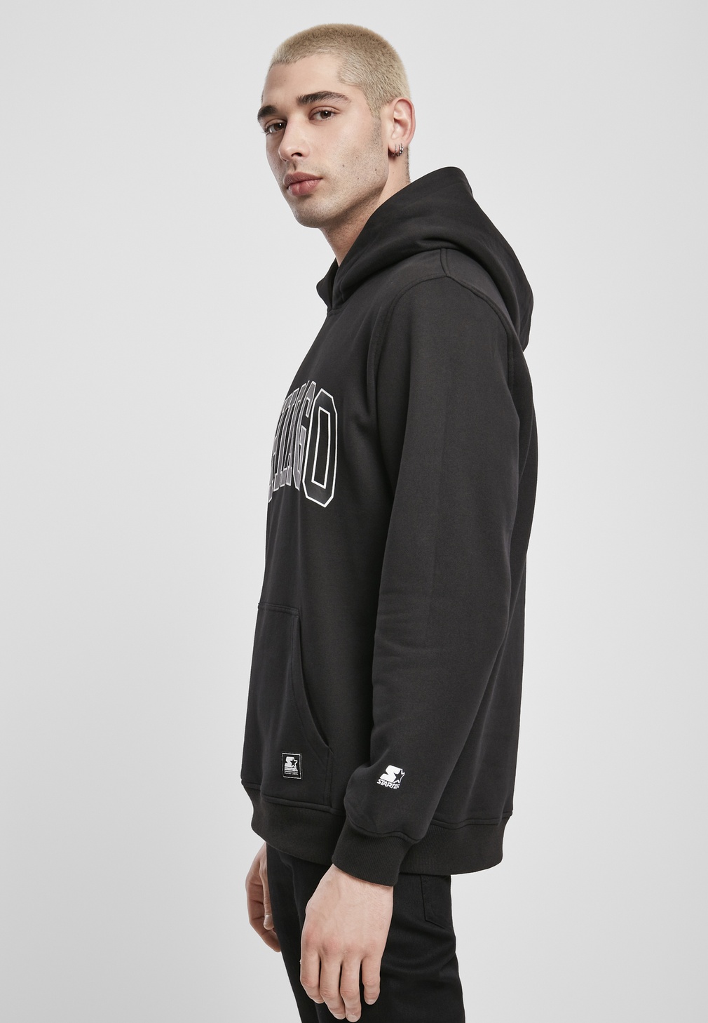 StarterBlackLabelHoodieStarterChicagoHoodyBlack