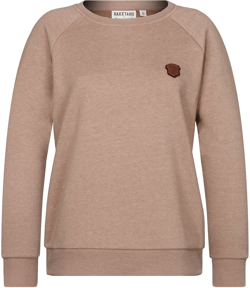 NaketanoDamenPulloverKrokettenhorst1801-0102MoccaMelange-XS