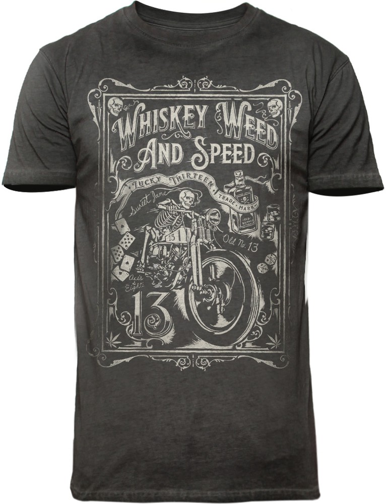 Lucky13T-ShirtL13WhiskeyWeedAndSpeedTee