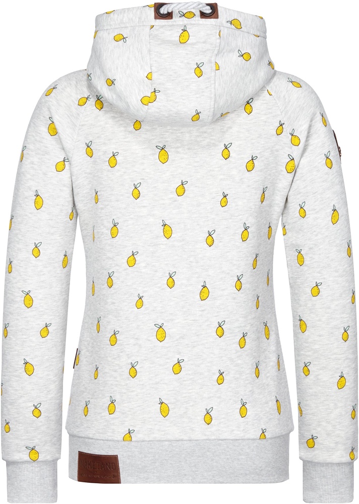 NaketanoDamenHoodieBrazzo1801-0301AlloverCitronsGrey-XS