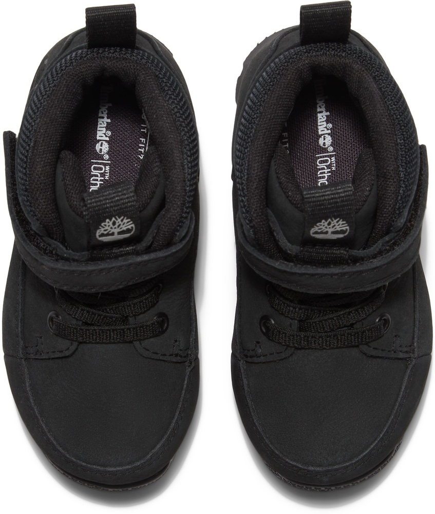 TimberlandKinderStiefelEuroRockMidHookLoopBoot0A6D86BlackNubuck-29