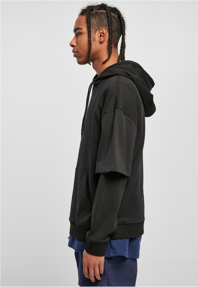 UrbanClassicsSweatshirtOversizedDoublesleeveHoodyBlack