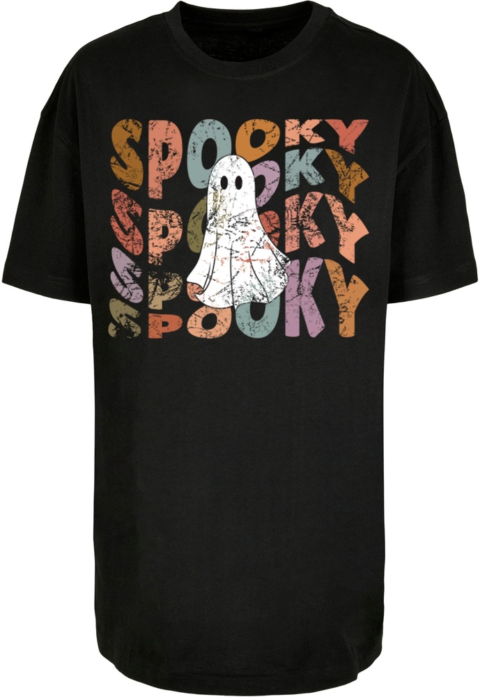 MerchcodeDamenLadiesHalloweenSpookyGhostTeeMP0009001