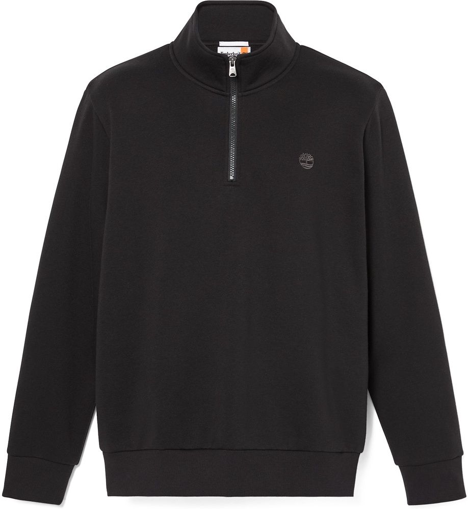 TimberlandPulloverSweatshirtOysterRiverChestLogoBrushback14ZipTB0A43B1