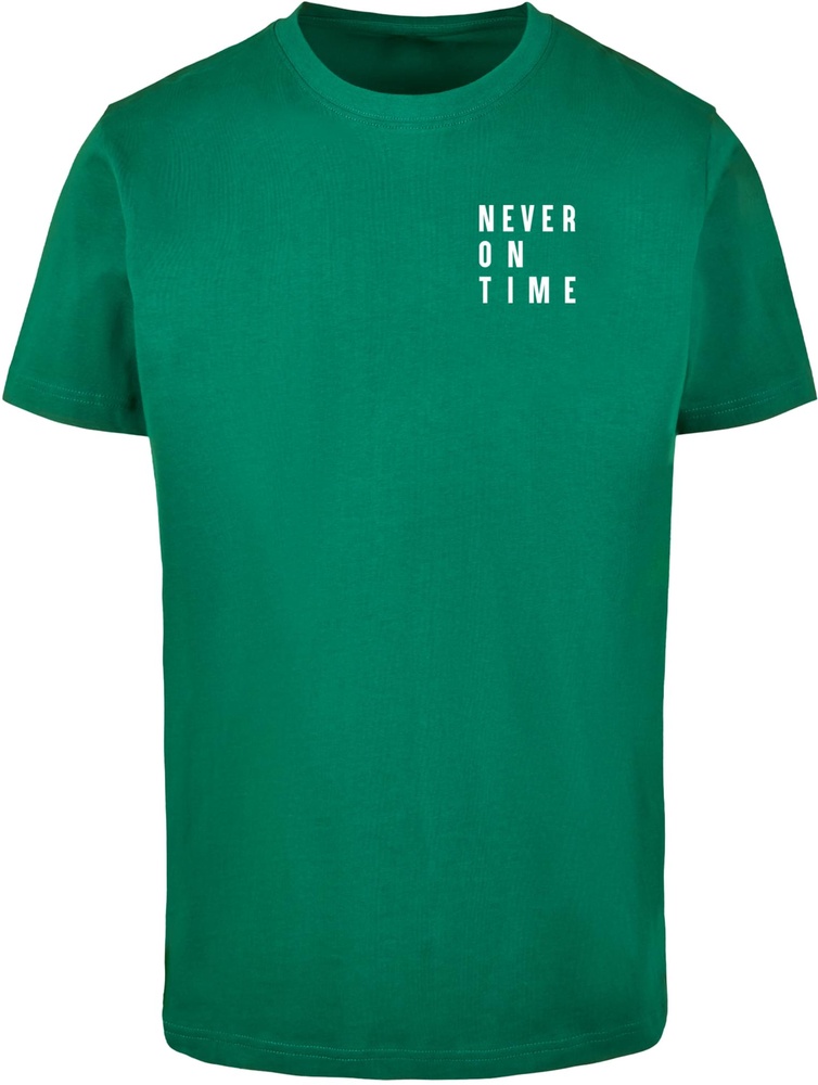 MisterTeeNeverOnTimeTeeMT1144ForestGreen-3XL