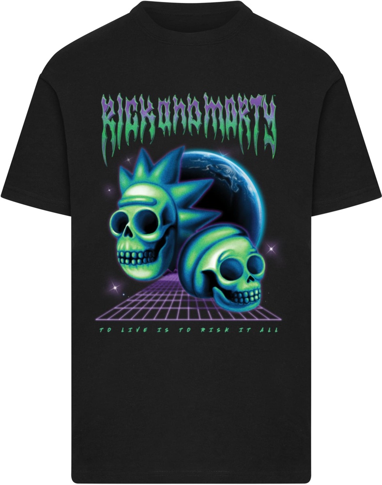 MerchcodeT-ShirtRickMortySkullTeeMC1076