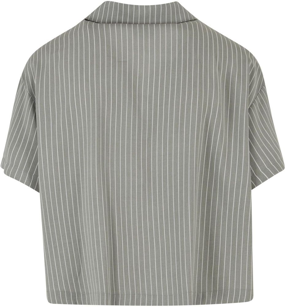 UrbanClassicsDamenHemdLadiesViscoseResortShirtTB4365PaleoliveWhite-3XL