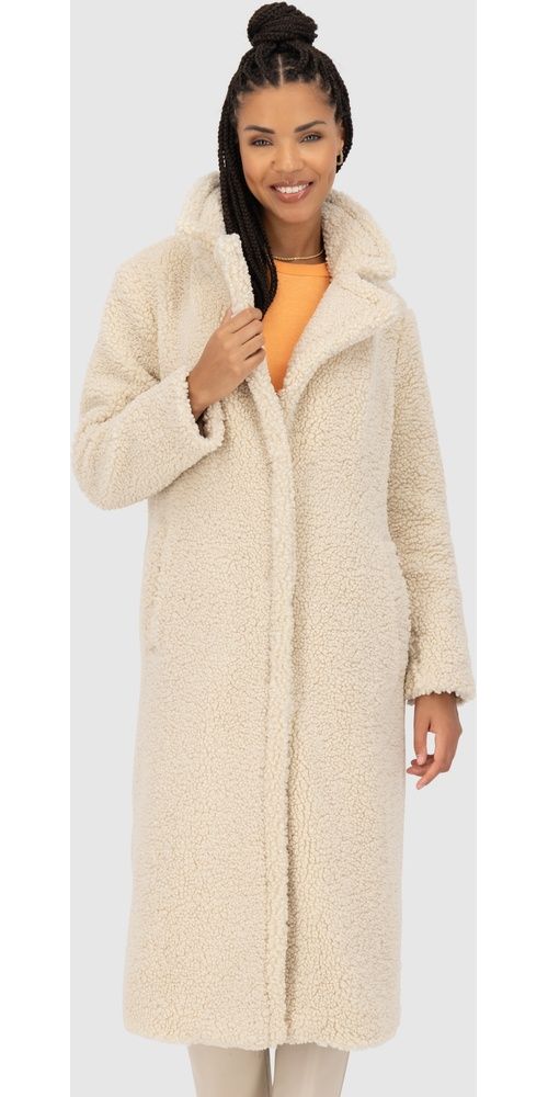 AlifeKickinDamenWinterjackeHariAKATeddyCoat11362-9999Chalk-L
