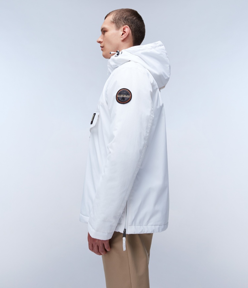 NapapijriAnorakRainforestinter3NP0A4GMCBrightWhite-XS