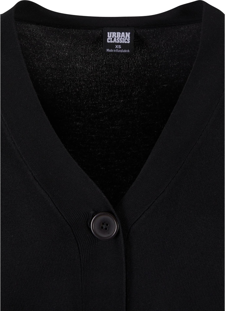 UrbanClassicsDamenLadiesKnittedCardiganTB6900Black-3XL